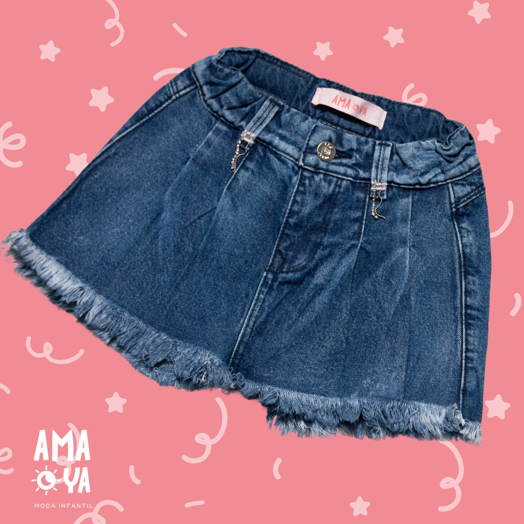 Falda Short Denim Ref M2407