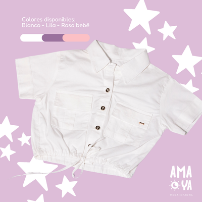 Camisa tipo crop Ref KL014