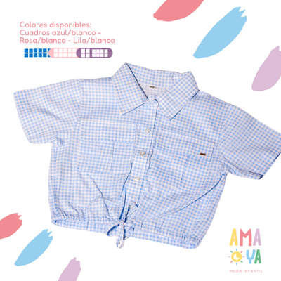 Camisa tipo crop Ref KL020